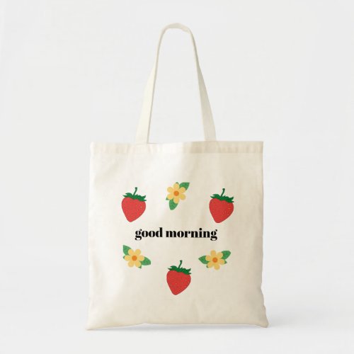 printed canvas bag and one sentence