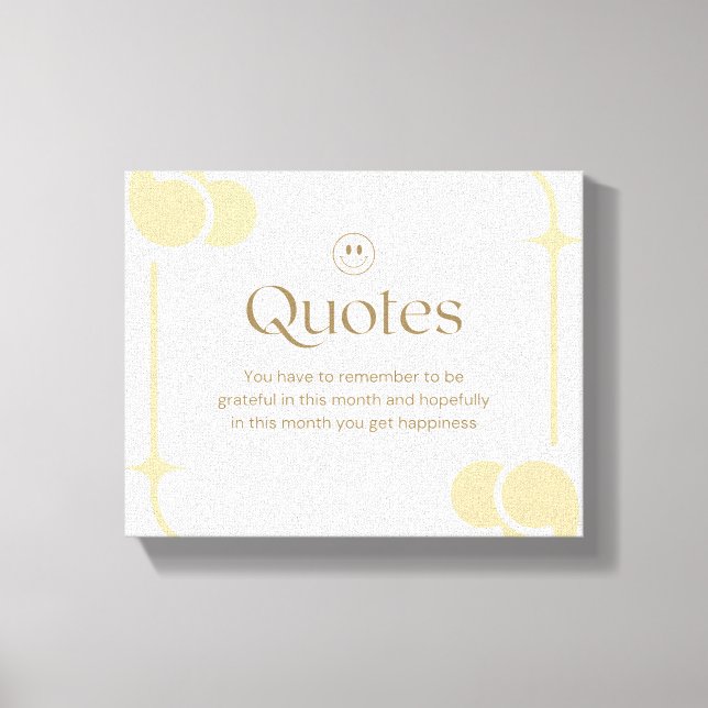 Printed Canvas Design. Print (Front)