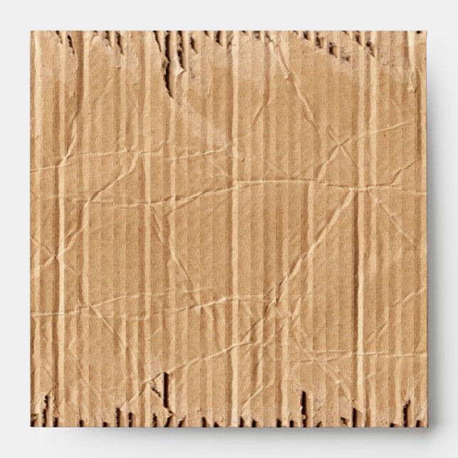 Printed Cardboard Texture Square Envelopes (Front)