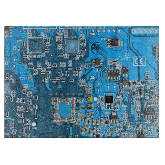 Printed Circuit Assembly PCB Blue Circuit Board (Front)