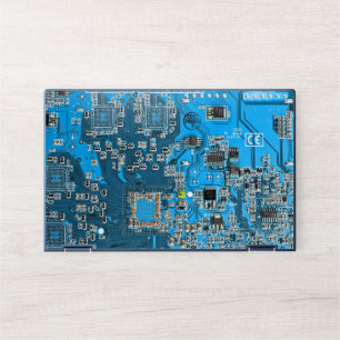 Printed Circuit Assembly PCB Blue Circuit Board HP Laptop Skin