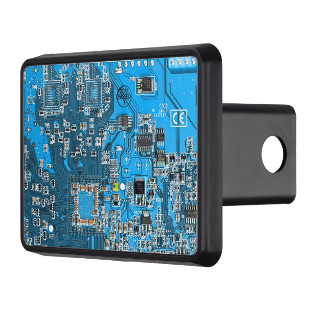 Printed Circuit Assembly PCB Blue Circuit Board Tow Hitch Cover (Left)