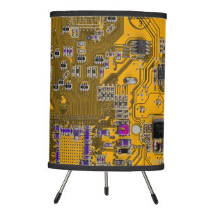 Printed Circuit Assembly PCB Circuit Board Orange Tripod Lamp