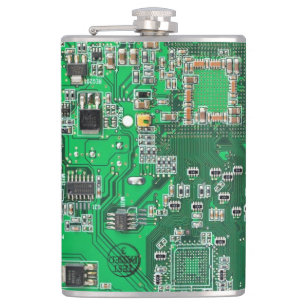 Printed Circuit Assembly PCB Green Circuit Board Flask