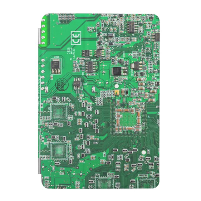Printed Circuit Assembly PCB Green Circuit Board iPad Mini Cover (Front)