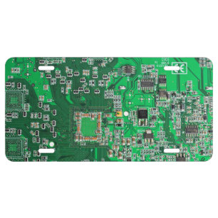 Printed Circuit Assembly PCB Green Circuit Board License Plate