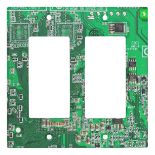 Printed Circuit Assembly PCB Green Circuit Board Light Switch Cover