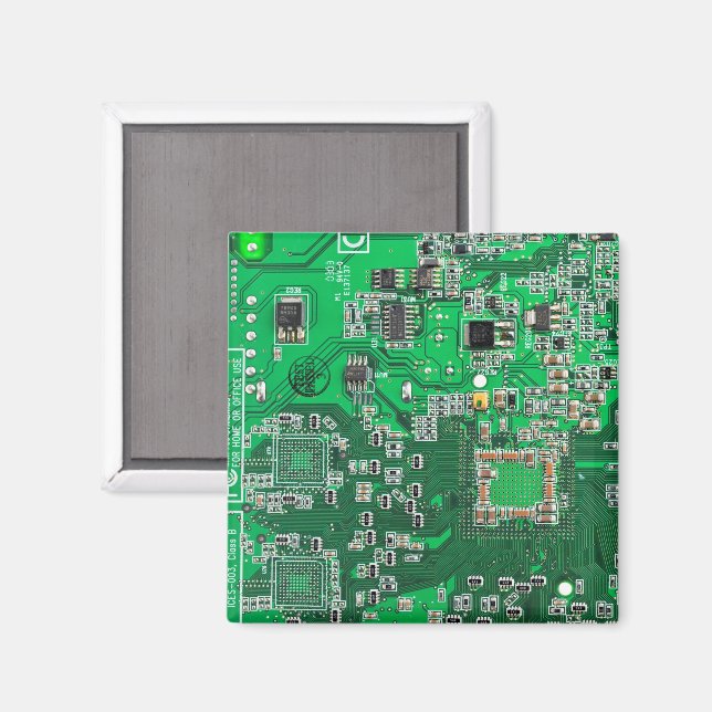 Printed Circuit Assembly PCB Green Circuit Board Magnet (Front/Back)