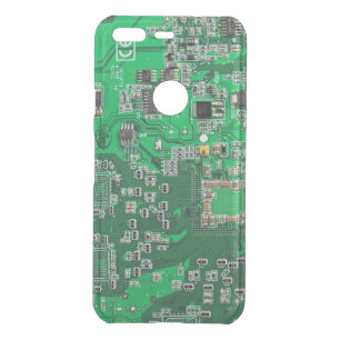 Printed Circuit Assembly PCB Green Circuit Board Uncommon Google Pixel Case
