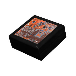 Printed Circuit Assembly PCB Orange Circuit Board Gift Box