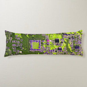 Printed Circuit Assembly PCB Yellow Circuit Board Body Pillow