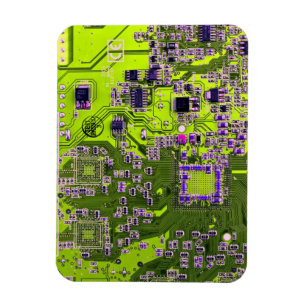 Printed Circuit Assembly PCB Yellow Circuit Board Magnet