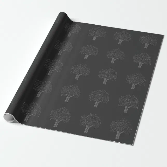 Wrapping Paper Electrical Printed Circuit Board Electrical Lines Tree Wrapping Paper | Zazzle