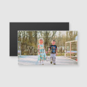 Printed Color Photo Business Card-Size Magnets (Front/Back)