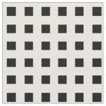 Printed Cotton Fabric, Black Tiles Fabric