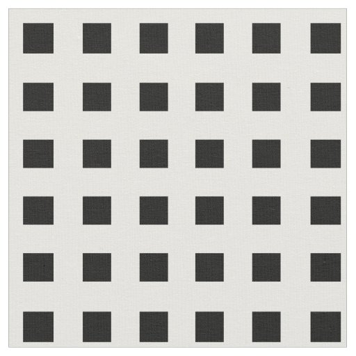 Printed Cotton Fabric, Black Tiles Fabric