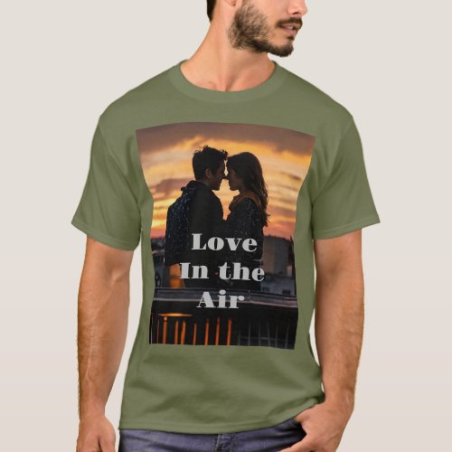 Printed couple design T_shirt