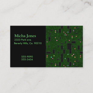 Printed Electronic Circuit Board Business Card
