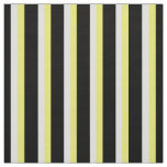 Printed Fabric, in Black &amp; White &amp; Yellow Fabric