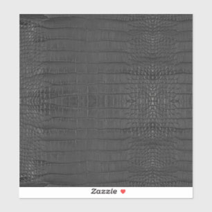 Printed Faux Black Alligator Texture Sticker