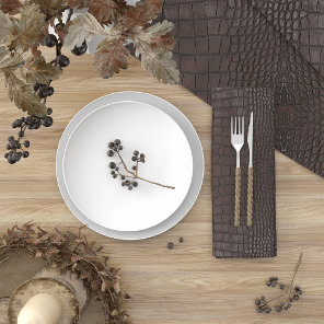 Printed Faux Brown Alligator Texture Cloth Napkin