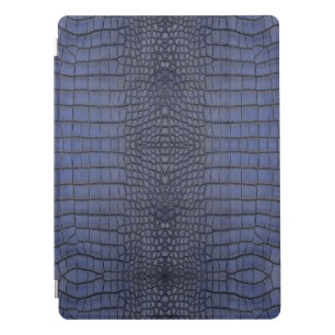 Printed Faux Cobalt Alligator Texture iPad Pro Cover