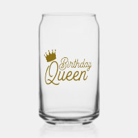 printed glass can