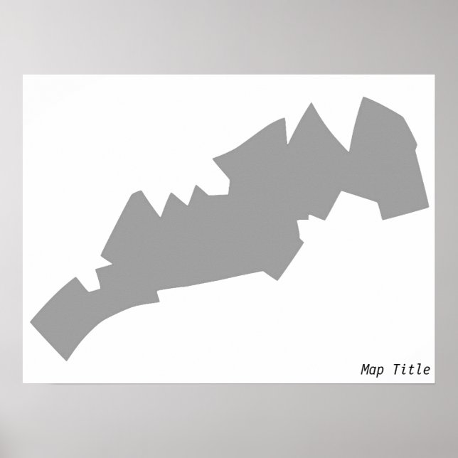 Printed Map Poster (Front)