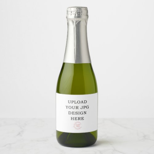 Printed Mini Sparkling Wine Label