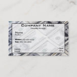 Printed Money Business Card at Zazzle