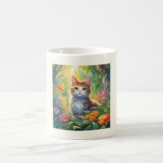 Printed Mug, Printed Anime Cat Mug, coffee mug