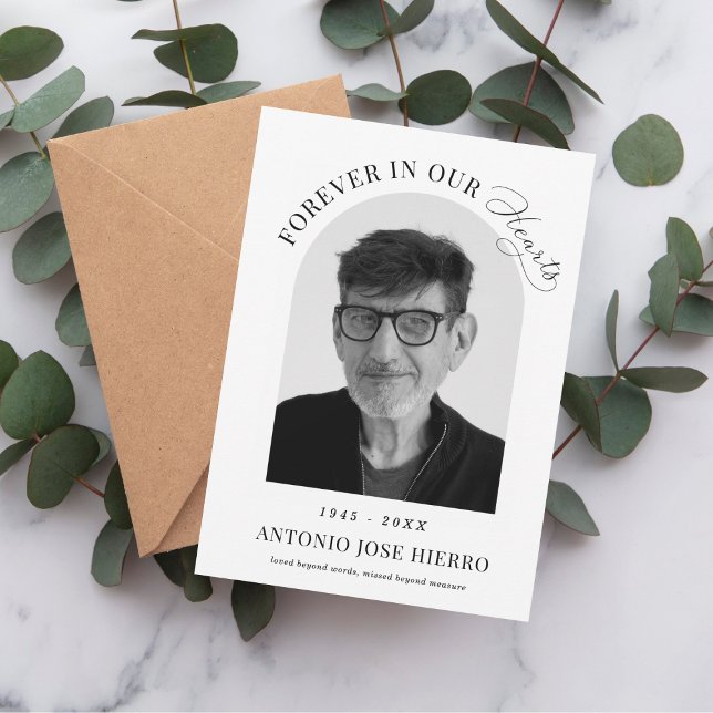 Printed Or Digital Memorial Service Thank You Card (Creator Uploaded)