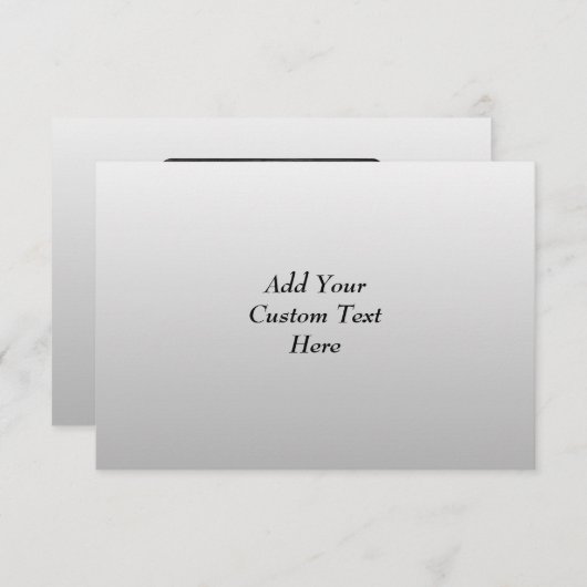 Printed Pattern and Custom Letter. Black and White (Front/Back)