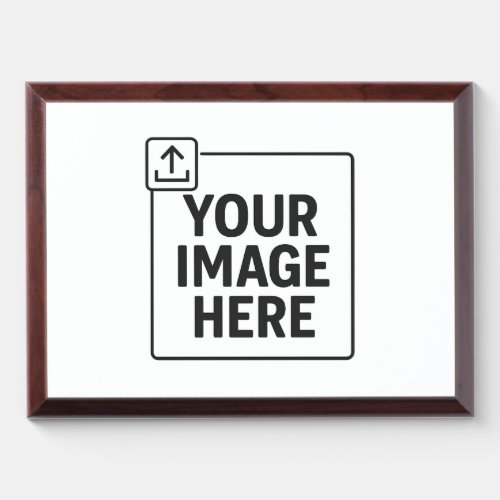 Printed photo with cherry wood frame (extra large) award plaque