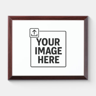 Printed photo with cherry wood frame (large) award plaque