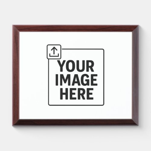 Printed photo with cherry wood frame (large) award plaque