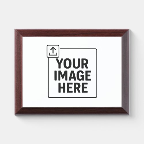 Printed photo with cherry wood frame (small) award plaque