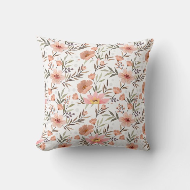 Printed piilow throw pillow (Front)