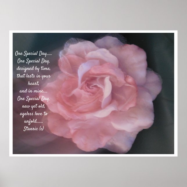 PRINTED POSTER WEDDING DESIGN (Front)