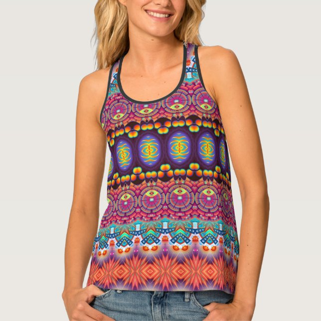 Printed Racerback Tank: Hot Trend on Zazzle! Tank Top (Front)