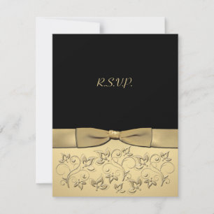 PRINTED RIBBON 50 Years Anniversary RSVP Card