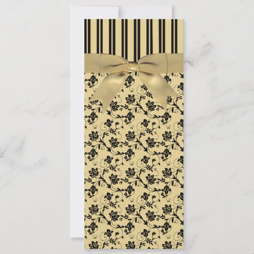 PRINTED RIBBON 50th Wedding Anniversary Invite