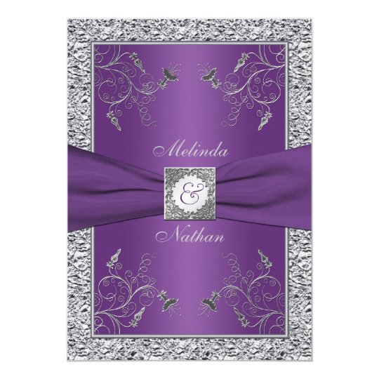 printed_ribbon_purple_silver_wedding_invitation r66016918756e4ac88bd7693e2f136c6f_zkrqe_540