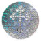 Printed Silver Bling Cross
