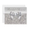 Printed Silver Sequins Bow & Diamond Bridal Shower