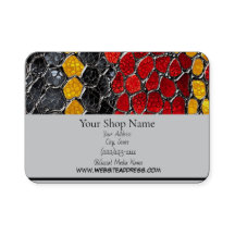 Printed Snakeskin Design, 3.5" x 2.0"  