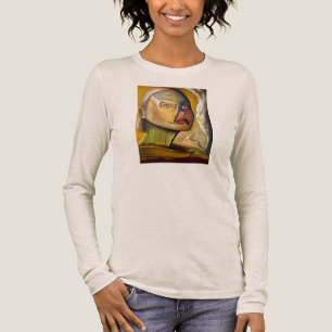 Printed V-Neck T-shirt Tri-Blend Shirt