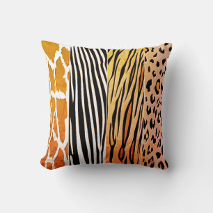 Printed Zebra Stripe Pillow