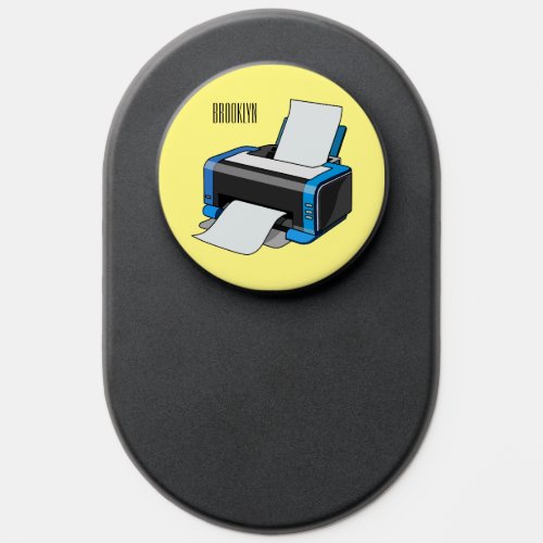 Printer cartoon illustration PopSocket