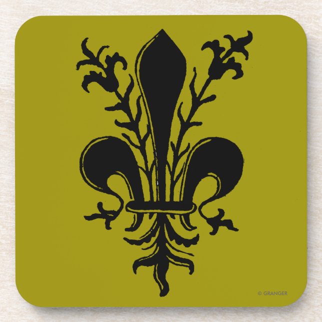 Printer's Device, 1514 Drink Coaster (Front)